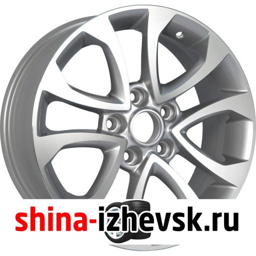 Колесный диск Replay MZ88 7xR17 5x114.3 ET50 DIA67.1 серебристый полностью полированный в Ижевске